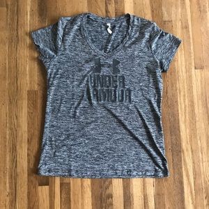 Women’s Under Armour grey shirt